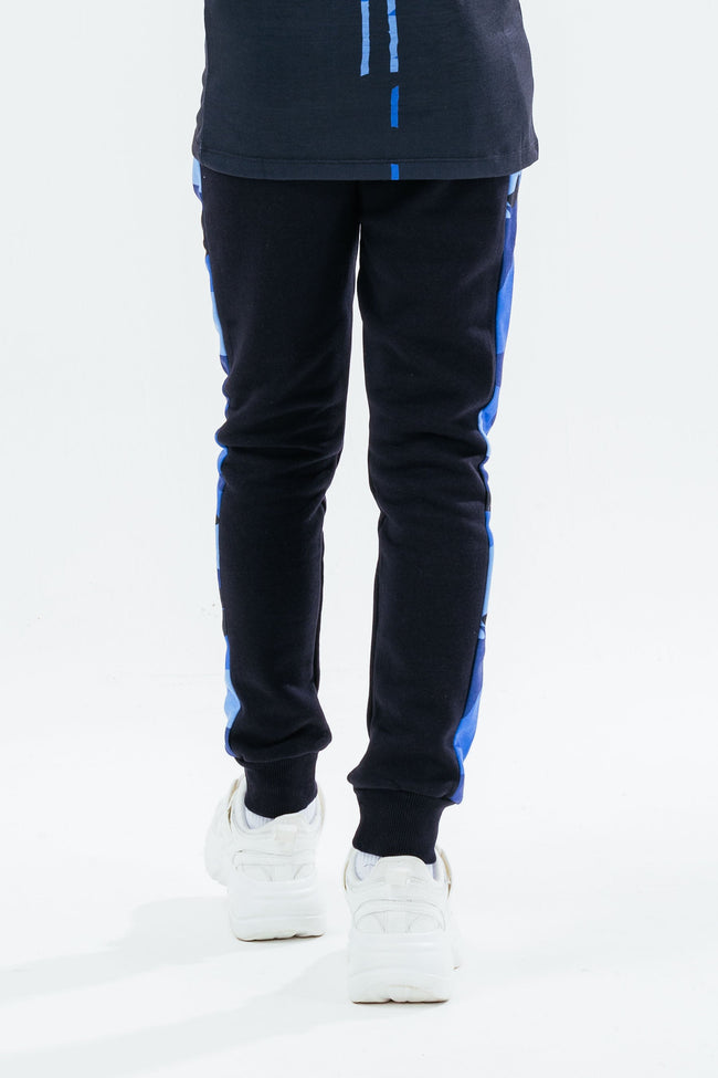 HYPE BLUE SIDE STRIPE CAMP BOYS JOGGERS