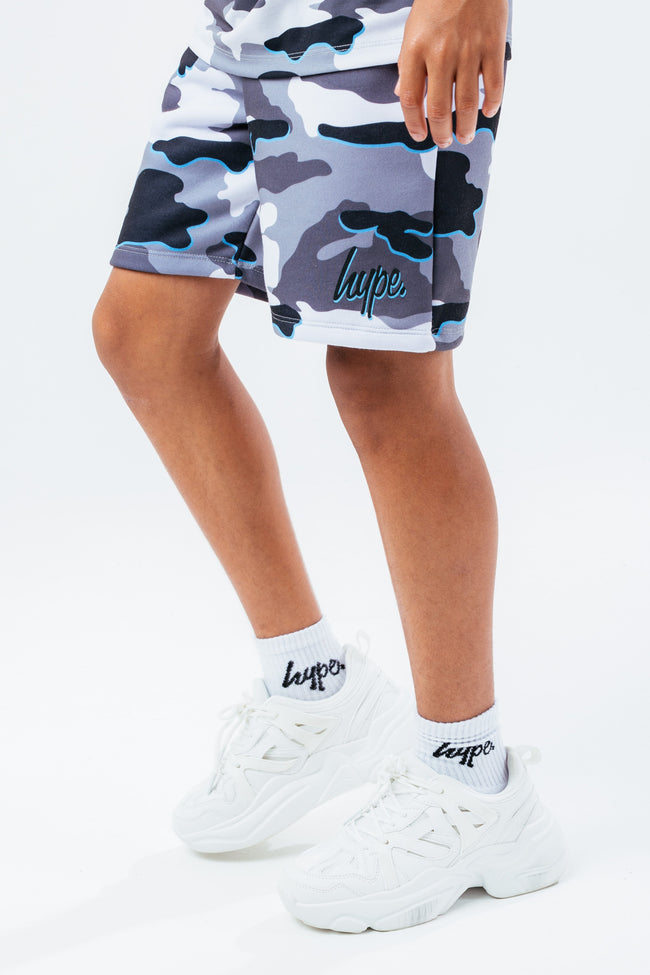 HYPE CAMO KIDS SHORTS