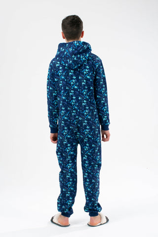 HYPE BLUE SPLAT BOYS ONESIE