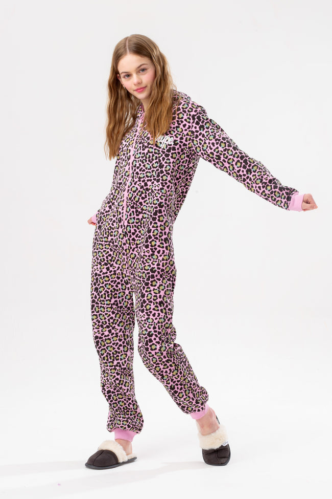 HYPE DISCO LEOPARD GIRLS ONESIE