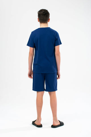 HYPE NAVY SHORT SLEEVE BOYS PJ'S