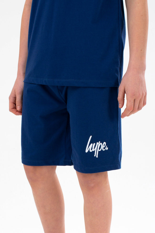 HYPE NAVY SHORT SLEEVE KIDS PYJAMA SET