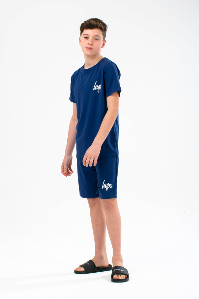 HYPE NAVY SHORT SLEEVE BOYS PJ'S