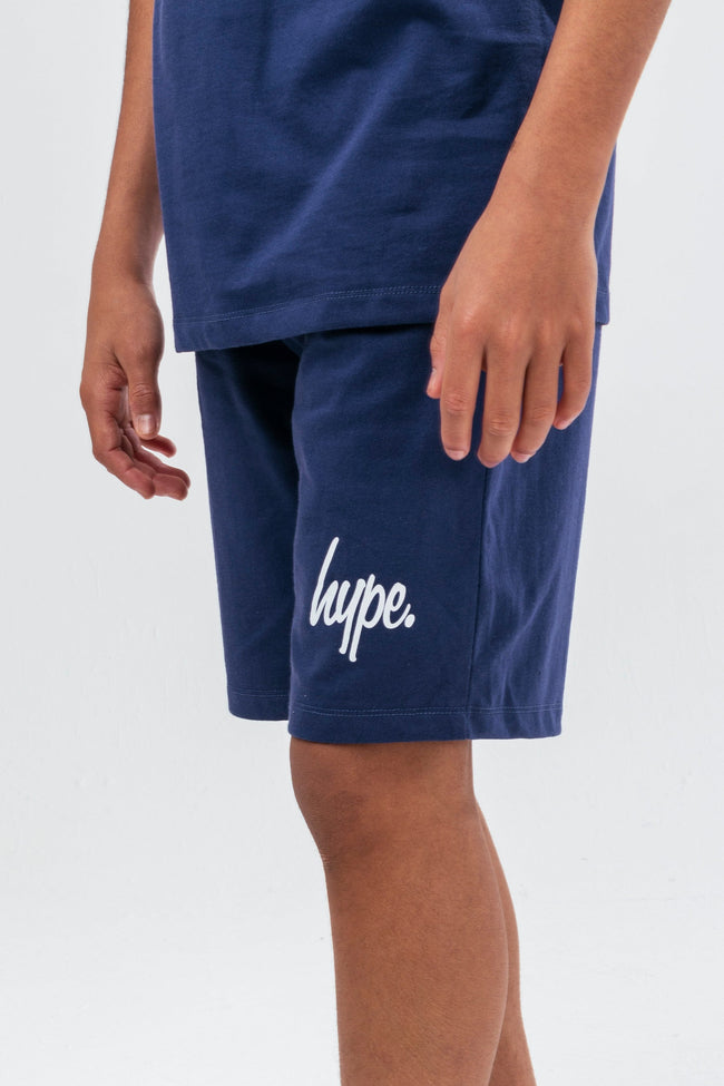 HYPE NAVY SHORT SLEEVE KIDS PYJAMA SET