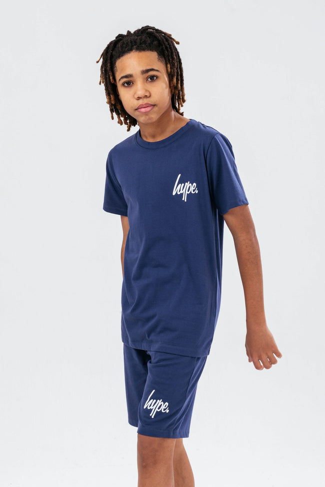 HYPE NAVY SHORT SLEEVE BOYS PJ'S