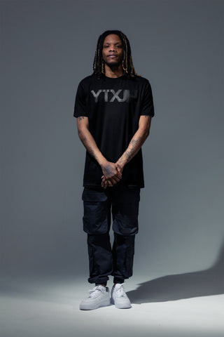 HYPE X YOUNGS TEFLON BLACK OVERSIZED MENS T-SHIRT