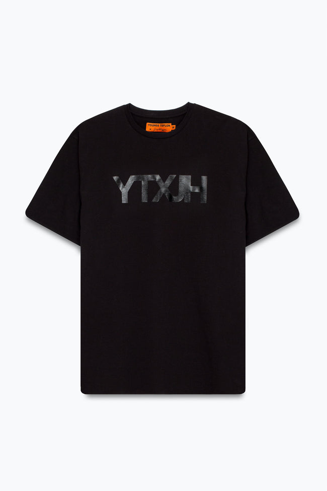 HYPE X YOUNGS TEFLON BLACK OVERSIZED MENS T-SHIRT