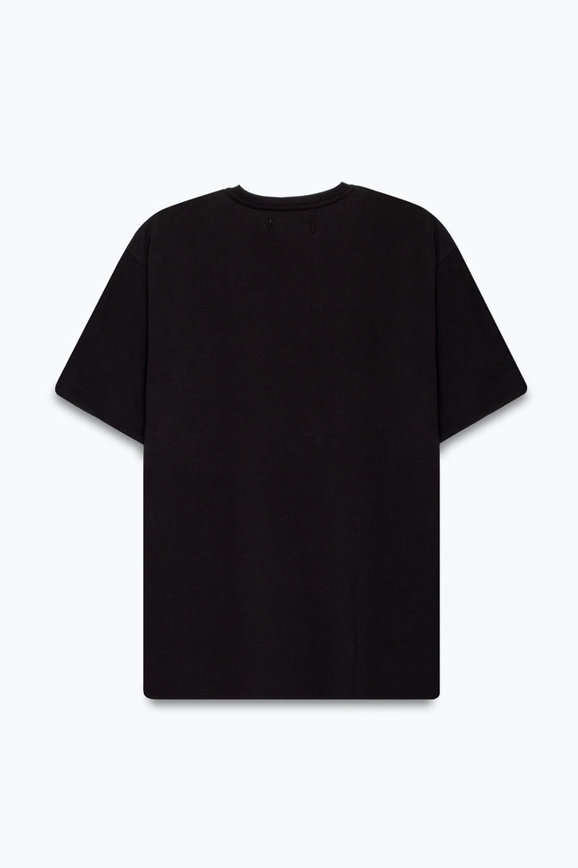 HYPE X YOUNGS TEFLON BLACK OVERSIZED MENS T-SHIRT