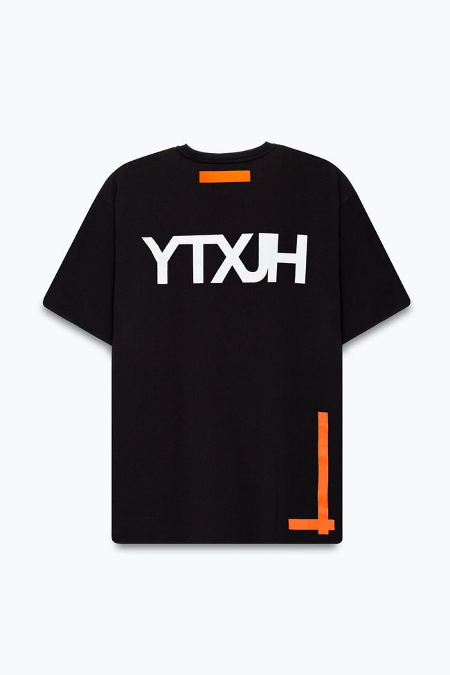 HYPE X YOUNGS TEFLON OVERSIZED BLACK MENS T-SHIRT