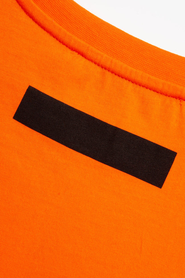 HYPE X YOUNGS TEFLON ORANGE OVERSIZED MENS T-SHIRT