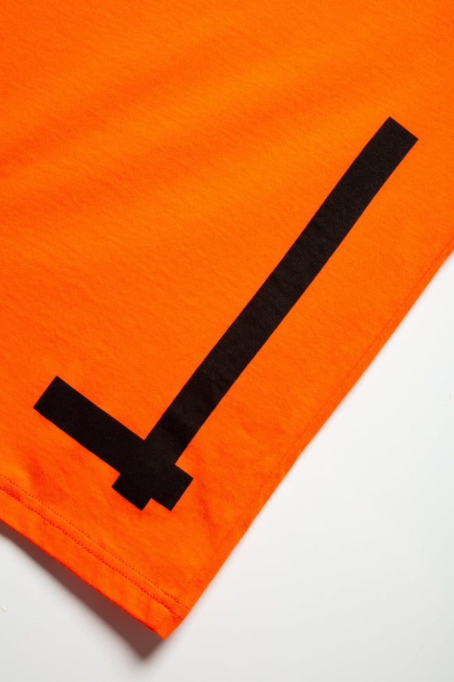 HYPE X YOUNGS TEFLON ORANGE OVERSIZED MENS T-SHIRT