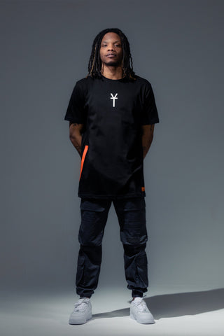 HYPE X YOUNGS TEFLON OVERSIZED BLACK MENS T-SHIRT