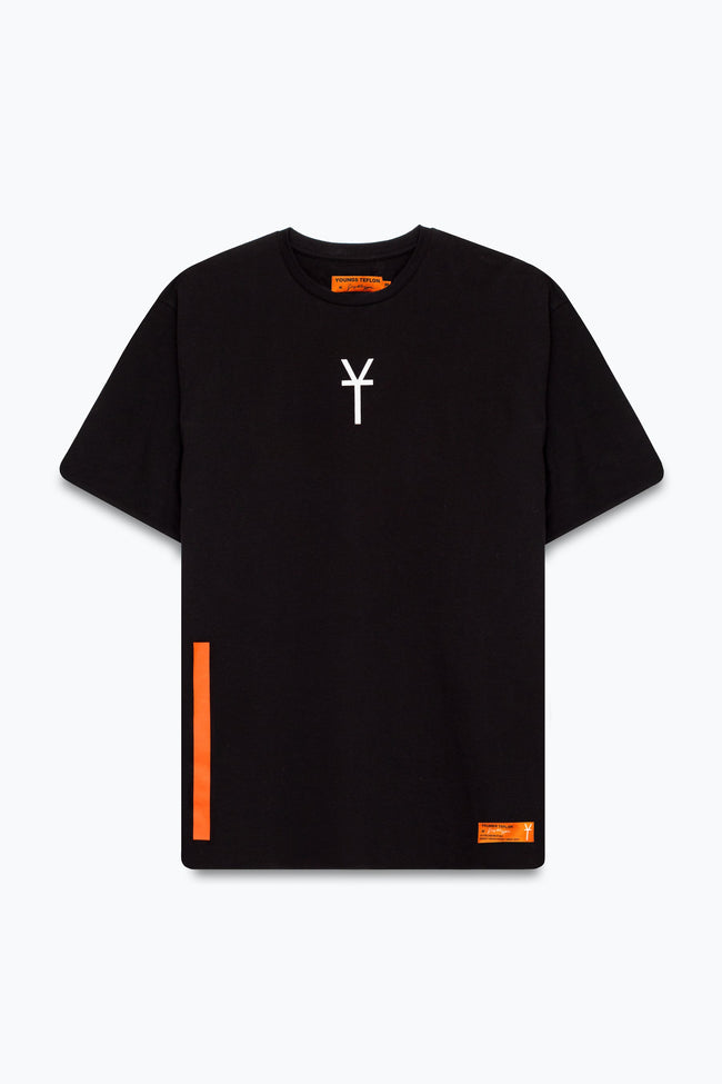 HYPE X YOUNGS TEFLON OVERSIZED BLACK MENS T-SHIRT