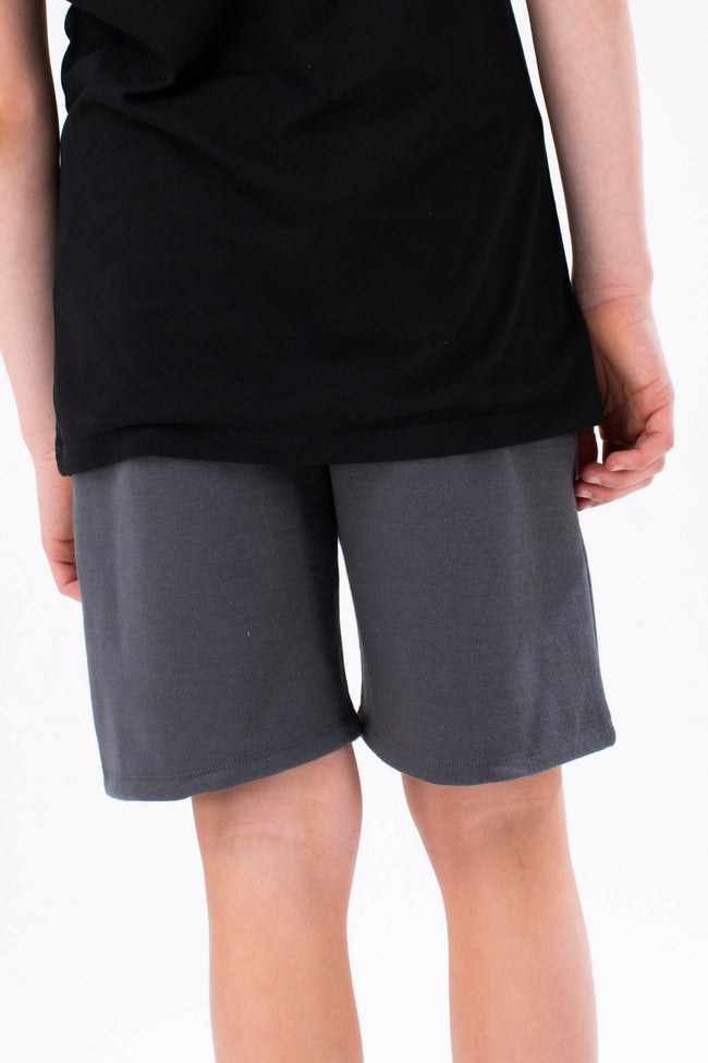 HYPE KHAKI SLATE CHARCOAL 3 PACK OF BOYS SHORTS