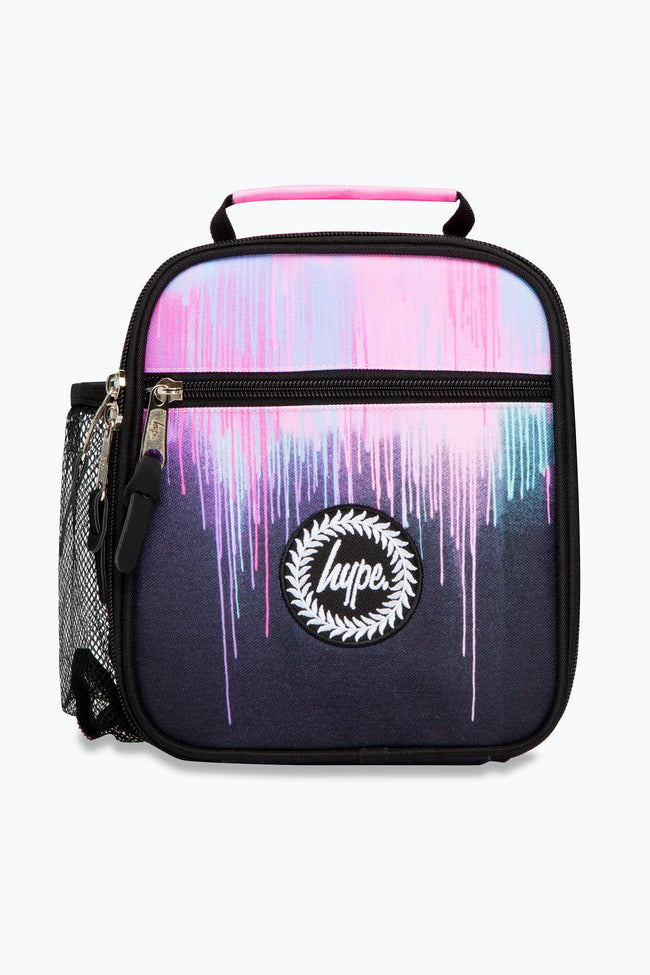 HYPE PINK GRAFFITI DRIPS LUNCH BOX