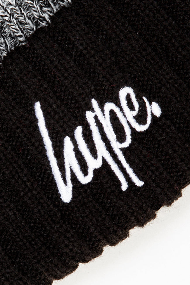 HYPE MONO CHUNKY KNITTED POM POM BEANIE