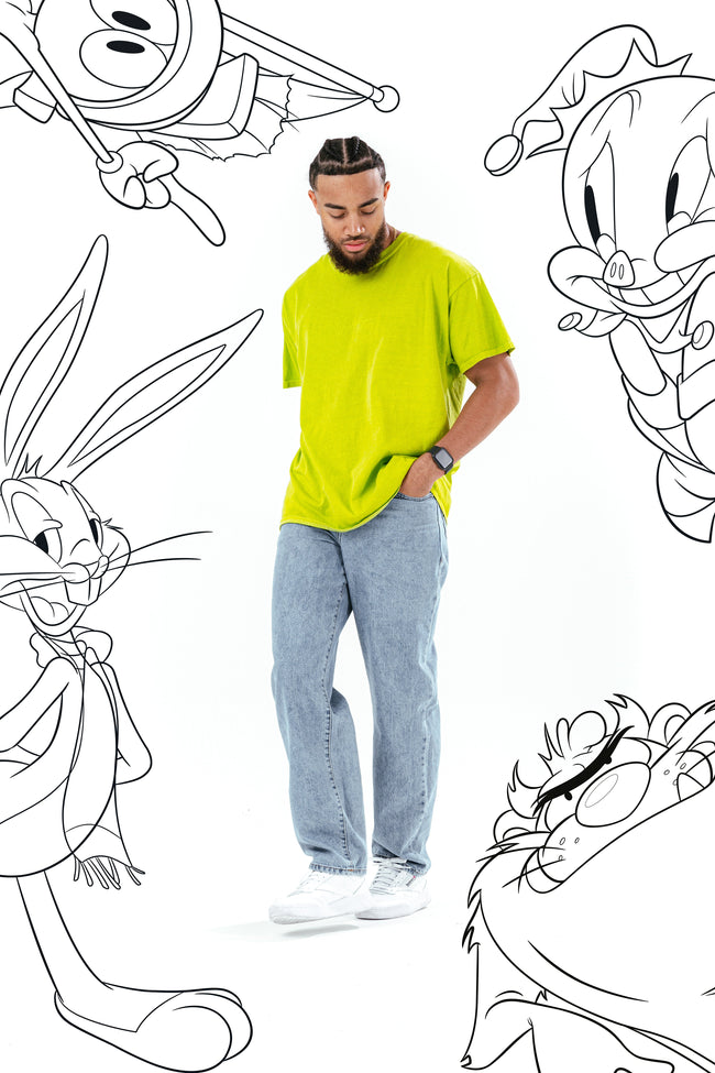 HYPE X LOONEY TUNES YELLOW BUGS BUNNY SCRIBBLE T-SHIRT