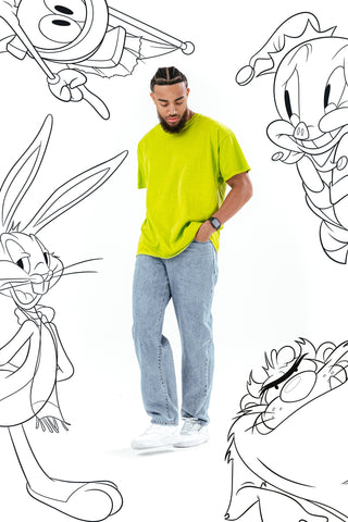 HYPE X LOONEY TUNES YELLOW BUGS BUNNY SCRIBBLE T-SHIRT