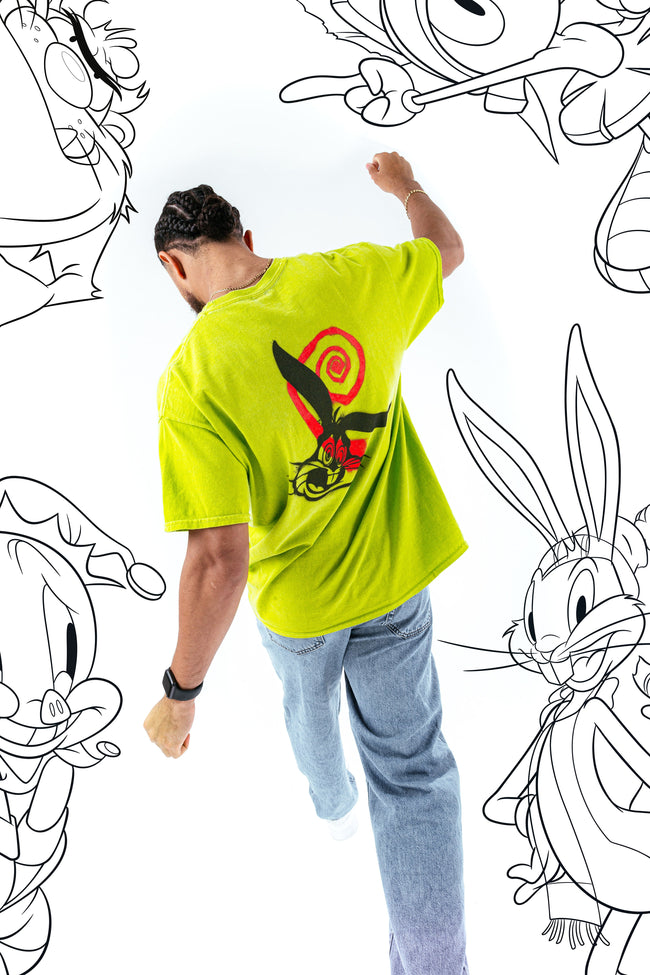 HYPE X LOONEY TUNES YELLOW BUGS BUNNY SCRIBBLE T-SHIRT