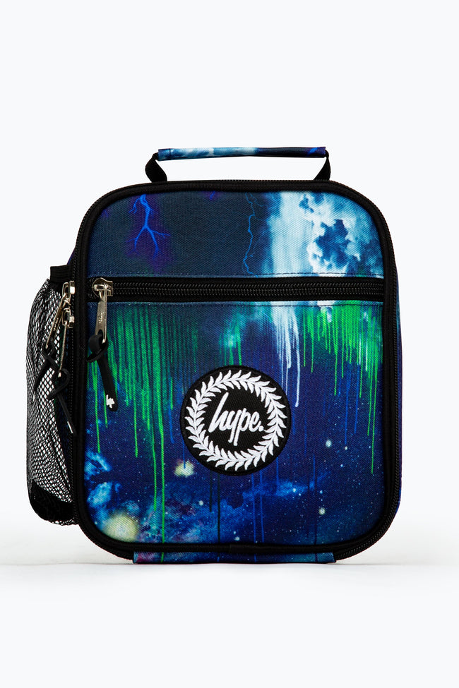 HYPE BLUE & GREEN LIGHTNING DRIP LUNCHBOX