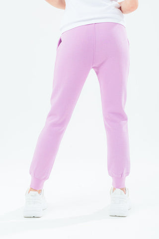 HYPE PASTEL PURPLE SCRIPT GIRLS JOGGERS