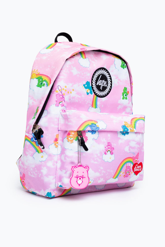 HYPE X CAREBEARS MULTI PASTEL CLOUD CAREBEARS CREST BACKPACK