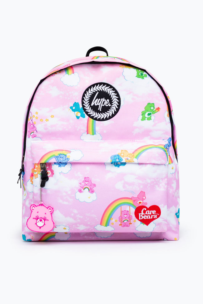 HYPE X CAREBEARS MULTI PASTEL CLOUD CAREBEARS CREST BACKPACK