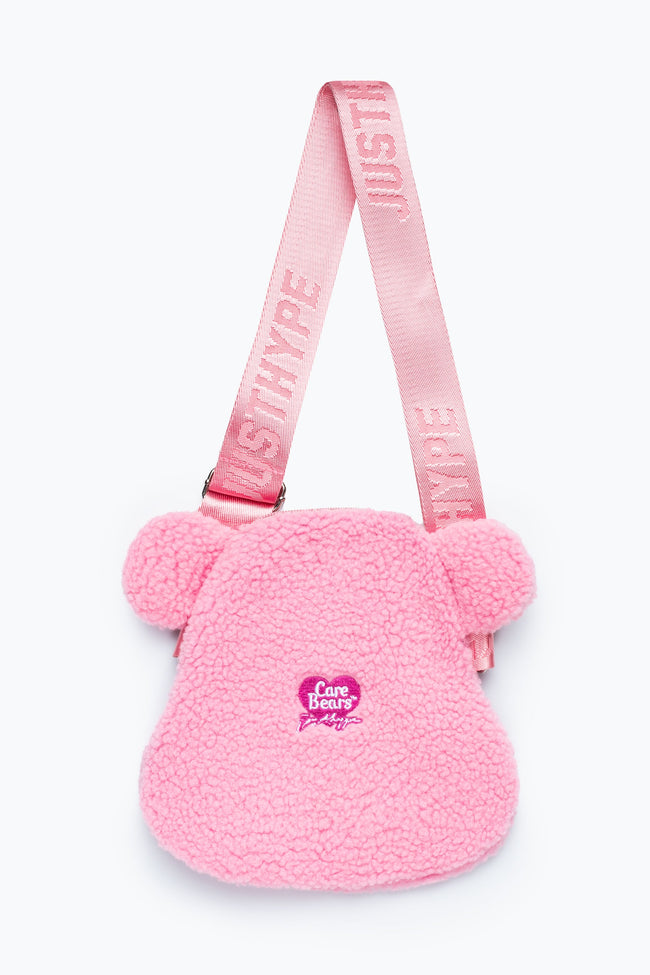 HYPE X CAREBEARS PINK CAREBEAR SIDEBAG