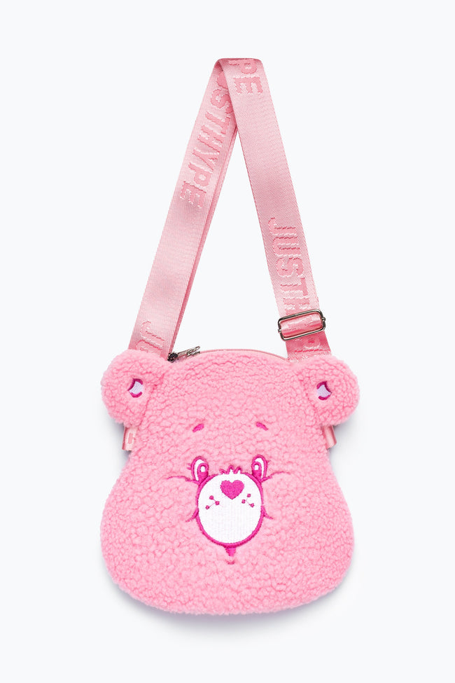 HYPE X CAREBEARS PINK CAREBEAR SIDEBAG