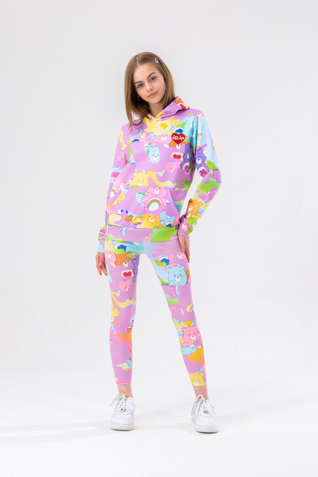 HYPE X CARE BEARS MULTI PASTEL CAMO HOODIE