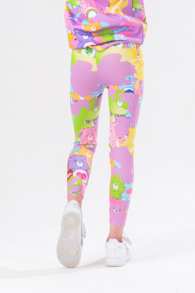 HYPE X CARE BEARS MULTI PASTEL CAMO LEGGINGS