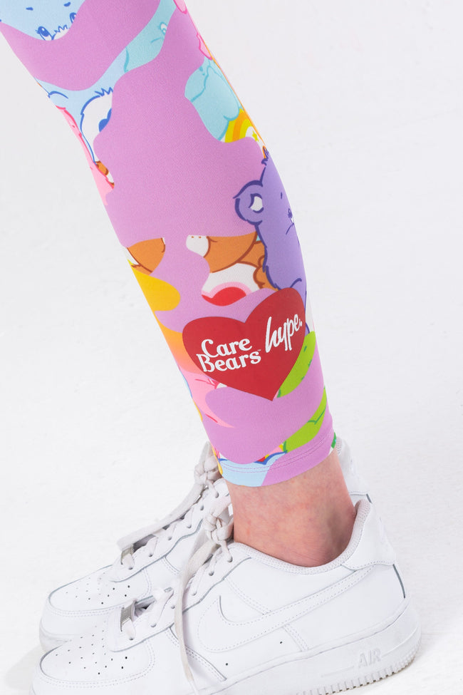 HYPE X CARE BEARS MULTI PASTEL CAMO LEGGINGS