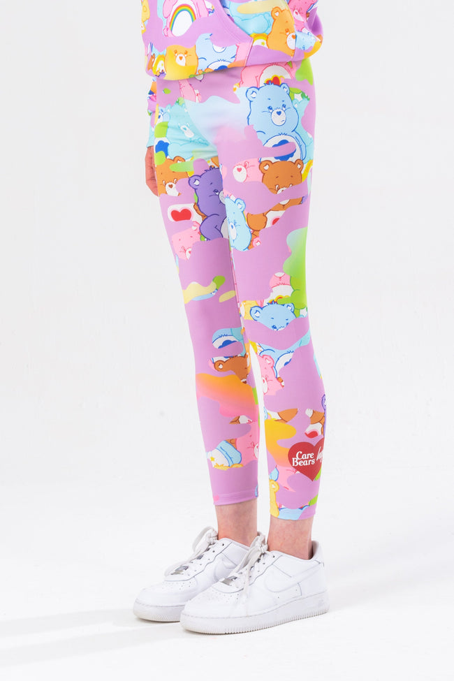 HYPE X CARE BEARS MULTI PASTEL CAMO LEGGINGS