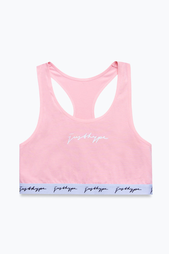 HYPE PINK SCRIBBLE WOMEN'S BRALETTE