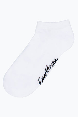 HYPE 3 PACK WHITE WOMEN'S TRAINER SOCKS