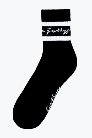 HYPE 3 PACK BLACK MEN'S SPORT SOCKS