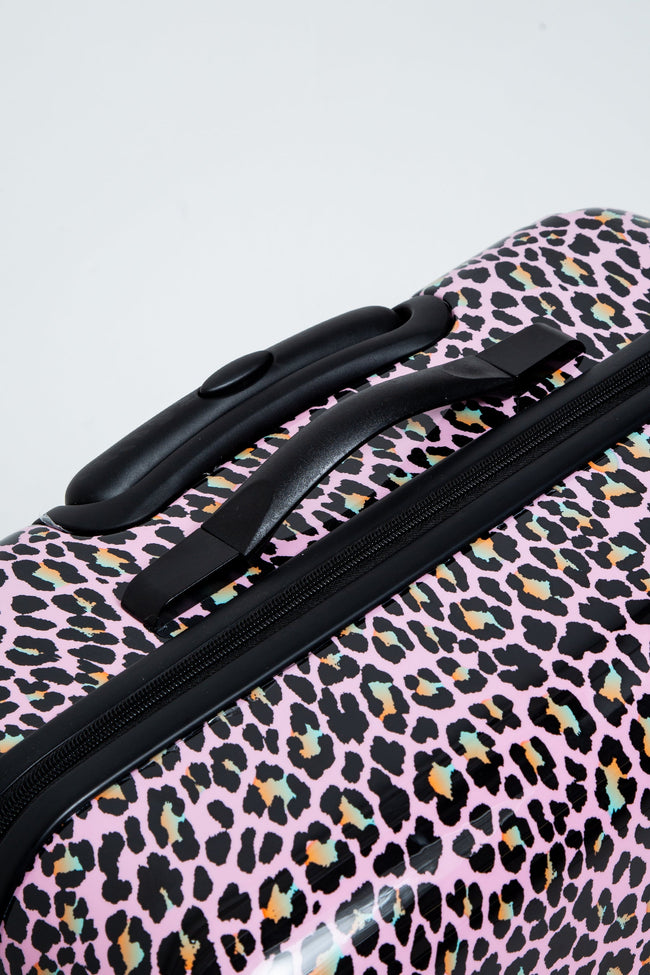 HYPE DISCO LEOPARD LARGE SUITCASE