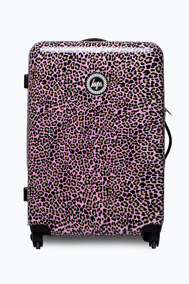 HYPE DISCO LEOPARD LARGE SUITCASE