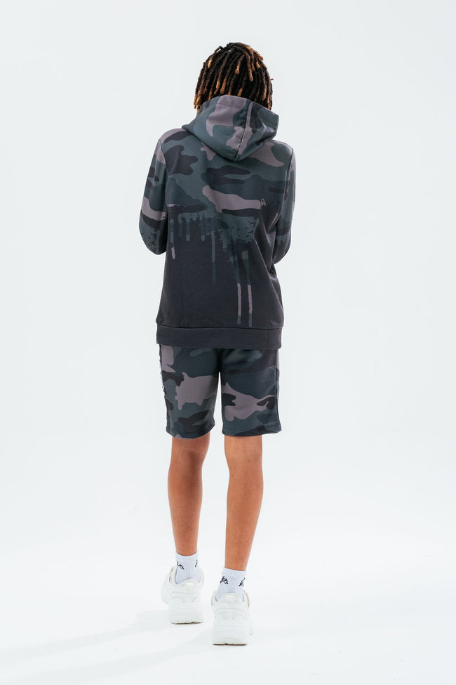 HYPE KHAKI CAMO DRIP SCRIPT BOYS HOODIE