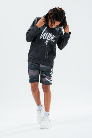 HYPE KHAKI CAMO DRIP SCRIPT BOYS HOODIE