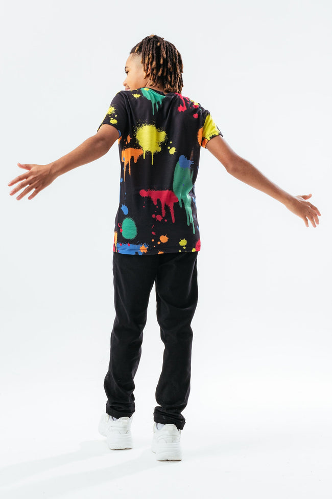 HYPE MULTI SPLATTER SCRIPT BOYS T-SHIRT