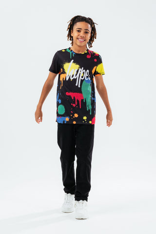 HYPE MULTI SPLATTER SCRIPT BOYS T-SHIRT