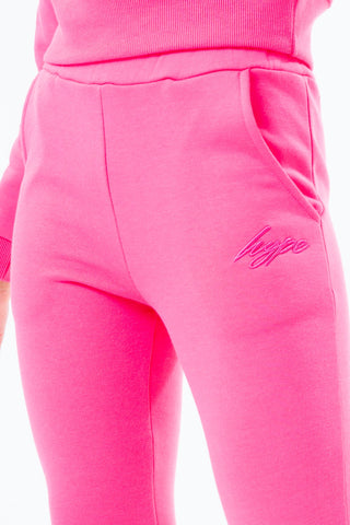 HYPE PINK ELASTICATED GIRLS JOGGERS