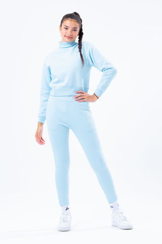 HYPE PALE BLUE ELASTICATED GIRLS JOGGERS