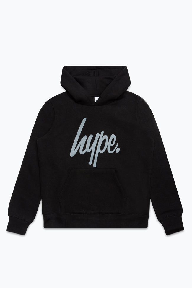 HYPE BOYS BLACK SCRIPT TRACKSUIT