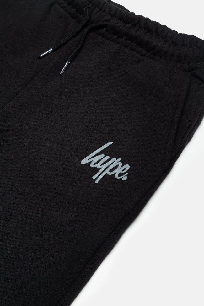 HYPE BOYS BLACK SCRIPT TRACKSUIT