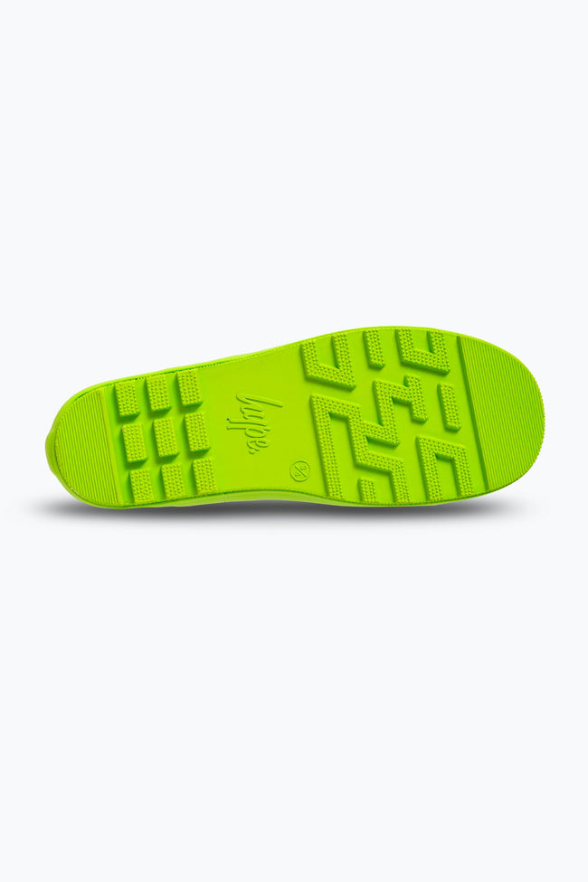 HYPE LIME CAMO KIDS WELLIES