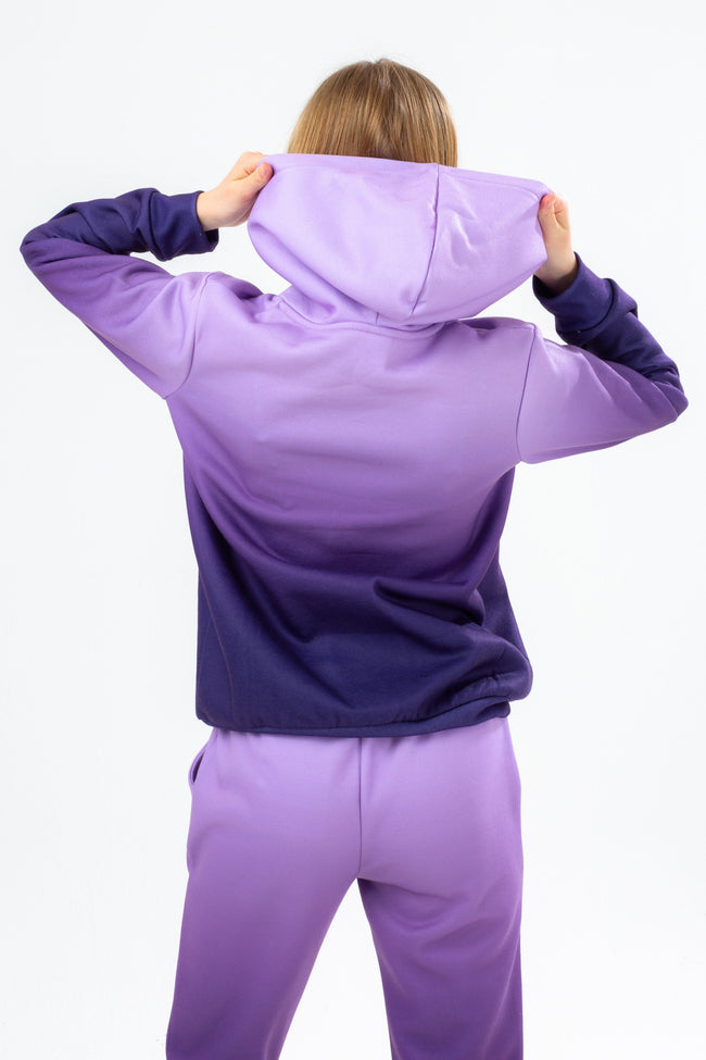 HYPE GIRLS PURPLE SUBTLE FADE HOODIE