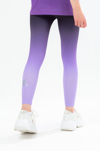 HYPE GIRLS LILAC FADE GLITTER LEGGINGS