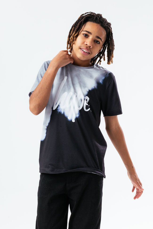 HYPE BOYS RIPPLE TIE DYE DARK T-SHIRT